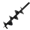 XtremepowerUS 8" Replacement Auger Bit for Post Holes Digger Hole Maker Planting Drill 3/4" Shaft Size Plant Fence Hole Digger Gardening DIY Projects