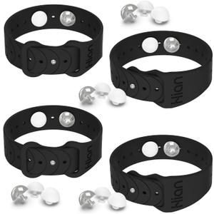 Motion Sickness Bands Sea Sickness Wristbands Acupressure Nausea Wristband/,Natural Relief of Nausea Headaches,Insomnia,Anxiety,Sleep Aid, Morning Sickness,Motion Sickness2Pairs Black