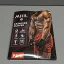 MhIL Workout Gloves for Men  Comfortable Gym Gloves for Men with Enhanced Grip for Safety and Hand Protection  Weight Lifting Protection with Wrist Wraps Support for Performance Boost and Style (Large: 8.1 - 8.6", Blue)