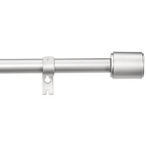 Amazon.com: Amazon Basics Adjustable 1 Inch Curtain Rods for Windows, Cap Finials, 72" to 144", Nickel : Home & Kitchen