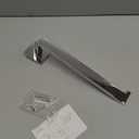 Angle Simple Bathroom Towel Holder, SUS 304 Stainless Steel Kitchen Hand Towel Rack Hanger for Wall, Polished Chrome, 10.24 Inches