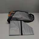 Hat Storage Box for Women & Men, Hardboard Support Cowboy Hat Boxes with 1 Door Hook Hat Organizer for Travel(Grey)