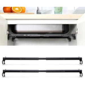 Undermount Sink Brackets HeavyDuty  Adjustable 27.539.4 Inches, RustResistant Zinc Plated Carbon Steel, SpaceSaving Horizontal Sink Support Wall Mount Installation for Kitchen & Bathroom Sinks