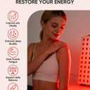 Red Light Therapy,Red Light Therapy for Body,660nm 850nm Red Light for Body, 110W with 60 Dual Chip LEDs, 135mW/cm High Irradiance Device for Daily Wellness & Relaxation at Home - YA60