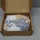 Boho Tassel Garland Wall Hanging with Wood Beads Blue Tassel Garland for Baby Shower Kids Room Bedroom Nursey Back to School Decorations