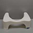 Squatty Potty Simple Curve Bathroom Toilet Stool 7 Inch - White