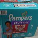 Pampers Diapers - Cruisers 360 - Size 7, 44 Count, Babyproof up to 100% Leakproof Pull-On Diaper
