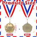Quelay 30 Pcs 2 Inches Award Medals Bulk Medals Bulk with Neck Ribbons Metal Trophy Award Prize Gift for Tournaments, Competitions, Party, Kids and Adults