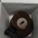 Smart WiFi Wireless Essential Oil Aromatherapy 400ml Ultrasonic Diffuser & Humidifier with Alexa & Google Home Phone App & Voice Control - LED & Timer Settings Dark Brown