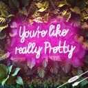 You like really pretty Neon Sign for bedroom wall,Pink led sign for wall decor with USB Power and Dimmer Switch,15 * 9 inch neon signs for room decor