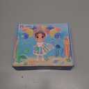 Princess Dress Up for Girls, Unicorn Light up Princess Cape Princess Dress Costume Crown Gift for Girls 3 4 5 6