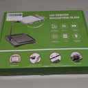 Magnifying Glass with Light and Stand Gray