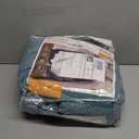 Ruaozz Recliner Sofa Covers Recliner Chair Covers Loveseat Recliner Slipcovers with Pockets Washable Furniture Protector with Elastic Bottom (2 Seater, Light Blue)