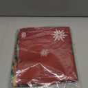 XCHI Snowman Santa Deer Winter Christmas Tablecloth Rectangle Christmas Table Cloth Washable Table Covers for Indoor Dining Home Party Xmas Decorations, 60x104 Inch