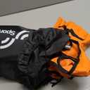 Sportneer Beach Chair: Adjustable Folding Chair with Cup Holder & Side Pocket - Portable & Compact Beach Chairs for Adults with Reclining Positions for Camping Picnic and Outdoor, Orange