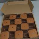 35 Pcs Chair Leg Floor Protectors Square, Silicone Chair Leg Protectors for Hardwood Floors, Chair Leg Caps Covers Protect Wooden Floors from Scratching Large (Fit:1-1/16" to 1-5/8")