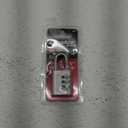 Master Lock Set Your Own Combination Aluminum Lock, Small Lock for Backpacks, Cabinets, or Zippers with 3-Digit Code,1-3/16 Inches Wide, 630D
