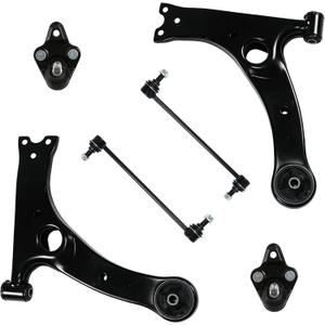 6PCS Suspension Kit Fits for Toyota Corolla 2014-2019 Front Lower Control Arm w/Ball Joints Sway Bar Stabilizer Link