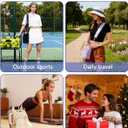 Water Bottle Holder with Strap for 30/32 oz, Crossbody Water Bottle Carrier Bag with RFID Blocking Phone Pocket