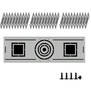 New Construction Mounting Plate for Recessed Lighting 4 Inch & 6 Inch - Durable Metal Plate with Symmetric Round Hole, Perfect for Wafer Lights & Led Can Lights for Ceiling - Light Fixtures (30 Pcs)