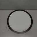 Good Earth Lighting Gel Jordan 14 in. LED Flush Mount LT Bronze, Dimmable, 1700 Lumen, 3000K, 50,000 Hour Rated Lamp Life