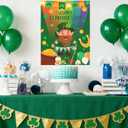 6 x St. Patrick's Day Pin the Shamrock Game for Kids - Reusable Leprechaun Party Activity with Lucky Shamrock Favor Supplies for Boys & Girls