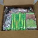 Pixel Theme Party Favors, Miner Game Birthday Party Supplies & Goodie Bags for Kids, Include Drawstring Bags Notebook Silicone Bracelet Highlighter for Gifts Fillers