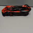 Toy Car Model for Bugatti Compatible with 1:24 Bugatti Bolide Alloy Diecast Car Toy with Lights and Music, Pull Back Car Toys for Kids Boys Girls Gift (Red)