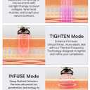 INIA 3-in-1 Skin Tightening Device True Beauty Glow Facial Massager Red Light Therapy for Face and Neck