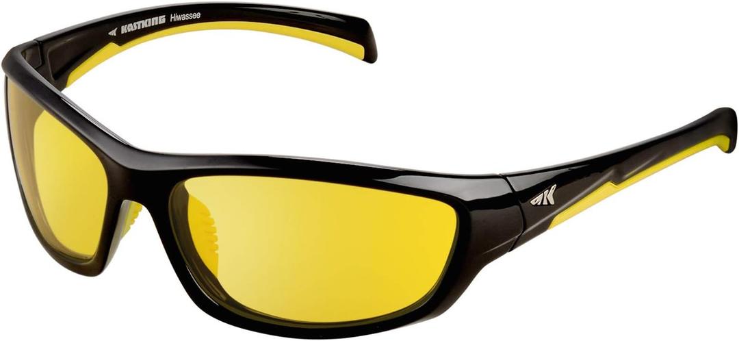 KastKing IllumiLens Night Vision Glasses, Night Driving Glasses for Men Women, Reduce Glare and Enhance Vision