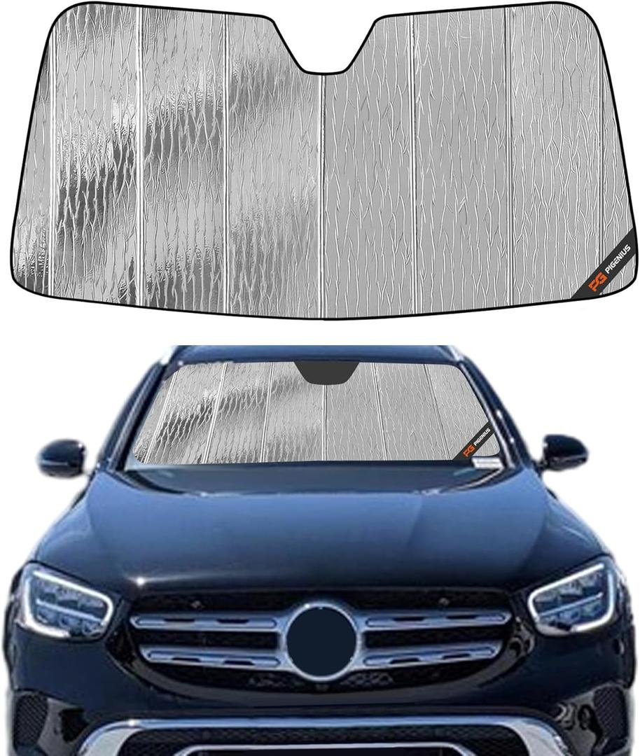 Windshield Sunshade for Mercedes-Benz GLC SUV 2016-2022 Front Window Sun Shade - AstraGuard Windshield Sunshade for Mercedes-Benz GLC SUV 2016-2022 Front Window Sun Shade - AstraGuard