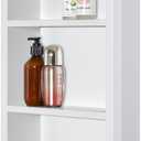 IDYLLOR Recessed Medicine Cabinet No Mirror - 14x24 Bathroom Storage Wall Cabinet with 2 Shelves, 304 Stainless Steel Shower Niche, Matte White Waterproof for Bathroom, Toilet, Vanity