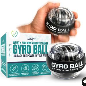 Torque Ball Hand Exerciser - Wrist Power Gyro Ball & Forearm Exerciser – Premium Wrist Strengthener for Fitness, Rehab, Stress Relief & Dexterity Training – Portable, Gift-Ready for Adults
