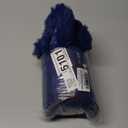 MEGO Fluffy Faux Rabbit Fur Body Pillow Cover, Luxury Plush Fuzzy Striped 20x54 Bed Body Pillowcase, Shaggy Furry Ribbed Bedroom Long Pillow Case with Zipper for Pregnant Women Side Sleeper, Navy Blue