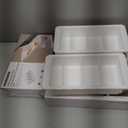 3 Pcs Expandable Drawer Organizer Bins Adjustable Deep Drawer Hanging Organizer Tray Expandable 11.4 to 18.1 Inches Plastic Dividers Storage for Office Bathroom Bedroom Kitchen Desk, White