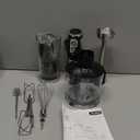 Handor 6-in-1 Hand Immersion Blender, 1000W 12 Speed Handheld Blender with 600ml Beaker, 500ml Chopper, Egg Whisk, Milk Frother, Stainless Steel Blades for Soup, Smoothie, Puree