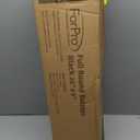 ForPro Full Round Bolster Pillow, Black, Oil and Stain-Resistant, for Massage and Yoga, 6 R x 26 L