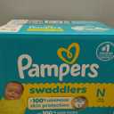 Pampers Swaddlers Diapers, Size 0 (up to 10 lbs), 140 Count, Absorbent, Keeps Baby Dry and Comfortable, Skin Safe Disposable Baby Diaper (Newborn)
