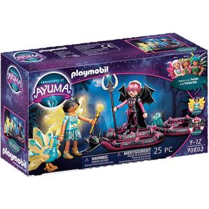Playmobil Adventures of Ayuma Crystal Fairy and Bat Fairy with Soul Animals