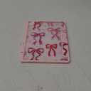 May Chen Case for iPad 12.9 Inch (6th/5th/4th/3rd Generation, 2022/2021/2020/2018), Pencel Holder + Trifold Support Auto Sleep/Wake, Transparent Shockproof Back Cover, Bow Ribbon