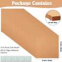 Kosiz 40 Pack 12x12 Cork Board Squares Bulk 1/4" Cork Board Tiles for Wall