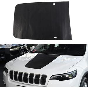 Car Front Engine Hood Decal Sticker Cover Emblem Trim for Jeep Cherokee 2014 2015 2016 2017 2018 2019 2020 2021 2022 2023 2024 2025 Exterior Accessories
