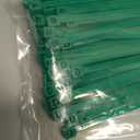 Extreme High Heat Resistant Cable Zip Ties 8 Inch Heavy Duty Green Zipties 100pcs,Weather Proof Plastic Tie Wraps Heat Stabilized 40 Pounds Tenstil Strength for Duct,Apply to Temp 266 Degree F