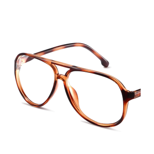 livho Blue Light Blocking Glasses, Fashion Fake Oversized Aviator Vintage Glasses, Retro Pilot Computer Glasses for Women/Men
