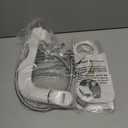 Ultra-Slim Bidet Attachment for Toilet Dual Nozzles Feminine & Rear Wash Bidet Toilet Seat Attachment Non Electric Self Cleaning Fresh Cold Water Toilet Bidets Spray Jet Easy Install (Silver)