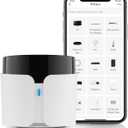 Broadlink RM5plus Universal Infrared Remote, Voice Control with Alexa & Google Home, Wi-Fi Smart Home Hub for TV, AC and Audio (IR 38KHz), 2.4GHz Wi-Fi Only