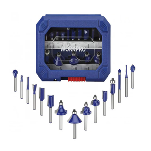 Wood Router Bit Set (15 Pieces)