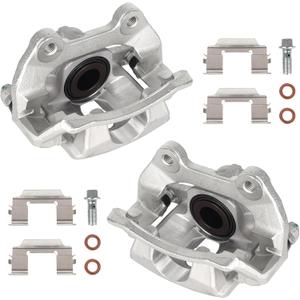 KUSATEC 18B5059 18B5058 Rear Disc Brake Caliper with Bracket fit for Buick Enclave 2008-2017;Cadillac XTS 2013-2019;Chevy Traverse 2009-2017;GMC Acadia 2007-2016/Limited 2017;Saturn Outlook 2007-2010