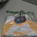 Reebok Boys Swim Shirt - 2 Pack Short Sleeve Rash Guard for Boys UPF 50+ Quick Dry Kids Swimwear Sun Shirt for Summer (8, Orange)