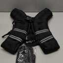 ZELUS Weighted Vest, 16lb Weight Vest with Reflective Stripe for Workout, Strength Training, Running, Fitness, Muscle Building, Weight Loss, Weightlifting, Black(16 lb)